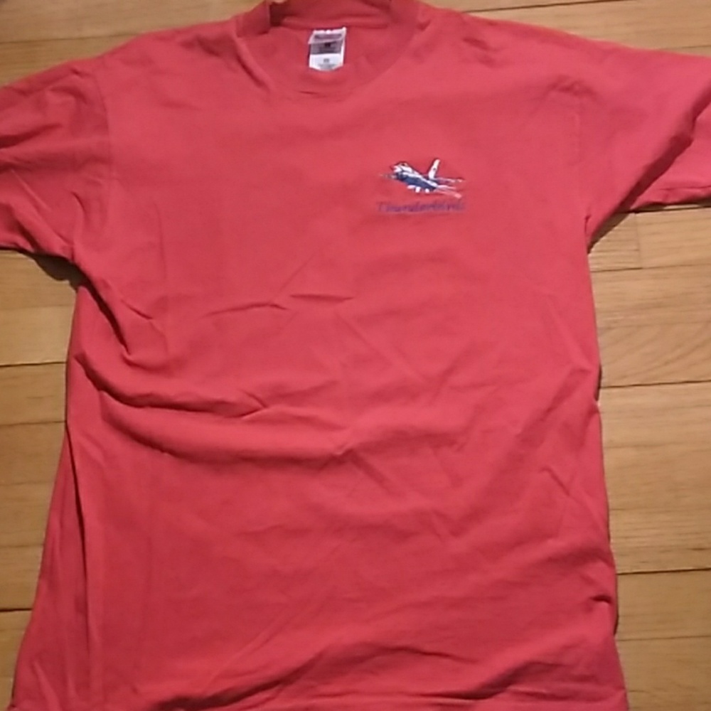 USAF Thunderbirds Embroidered Graphic Tee Size Large - Picture 2 of 5